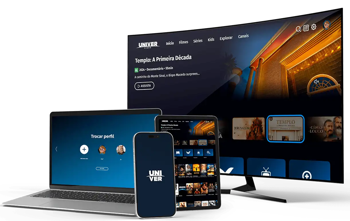 Univervideo em vários dispositivos